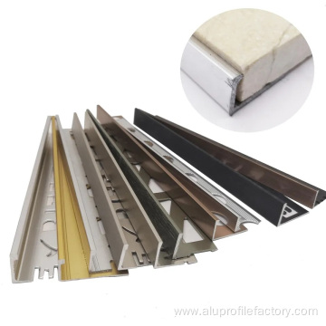 Aluminum trim strips for professional decoration